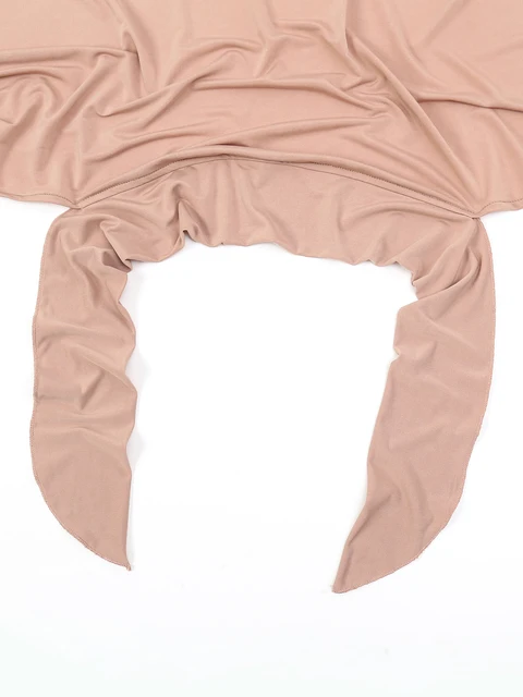 106844-1700c3.jpg Cristal chanvre femmes Hijab couleur unie musulman dames Turban doux élastique foulard moyen-orient tête enveloppement foulard