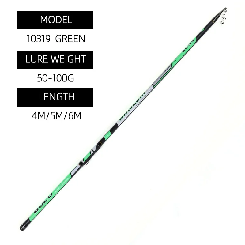 MIFINE COMPETITIVE Telescopic Bolo Fishing Rod 4/4.5/5/6M HIGH