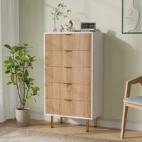 Rosahqnda – commode de chambre à coucher, 3/5/6 tiroirs, table de chevet, buffet de salon, armoire de rangement pour salle à manger et couloir 3