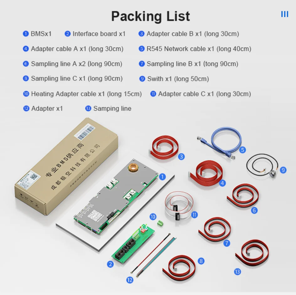 JKBMS JK-PB2A16S20P LiFePo4 Li-Ion LTO Battery 24V 48V 8S/16S 200A Household Ene