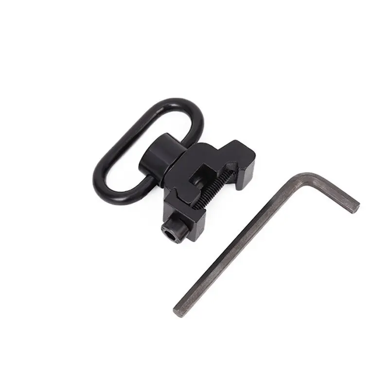 Quick Release Buckle Sling Adapter Ring QD Swivel Mount Push Button 1-1/4" 20mm Weaver Rail or Picatinny Rail Mounted sling swivel adapter sling swivel mount tactical sling adapter sling adapter sling attachment adapter