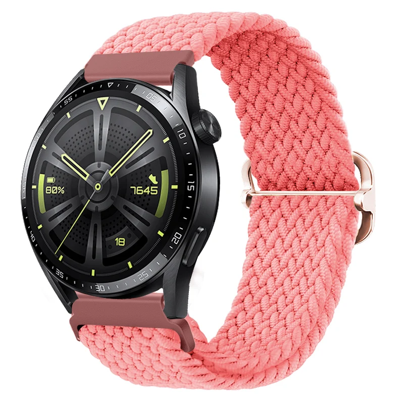 Adjustable Woven Nylon Watch Strap, 20mm/22mm - Universal Fit