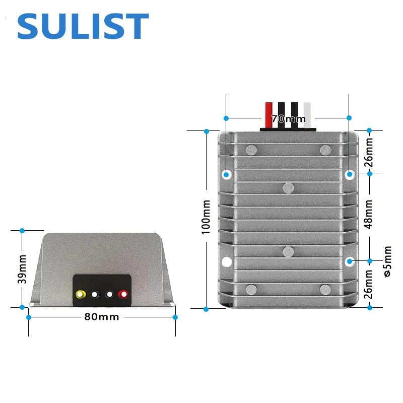 SULIST 자동차 10-36V  12V13.8V/15V/19V20V/24V 전압 조정기 DC-DC 벅-부스트 전원 공급 장치 조정기 모듈 5A-30A