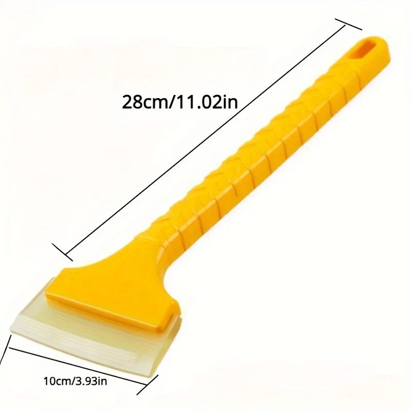 2pcs Car snow shovel, glass tool, snow brush, defrosting and ice removal shovel, scraping shovel