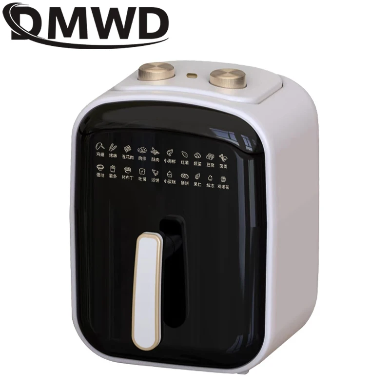 6L Electric Oil Free Fryer Air frying Oven Multifunction 360&deg;Baking Without Oil French Fries Pizza Machine Fried Chicken Oven