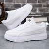 White Women's Casual Skateboard Sneakers Fashionable Outdoor Walking Tennis Shoes for Men And Women Sports Running Footwear