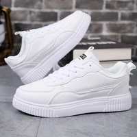 White Women's Casual Skateboard Sneakers Fashionable Outdoor Walking Tennis Shoes for Men And Women Sports Running Footwear