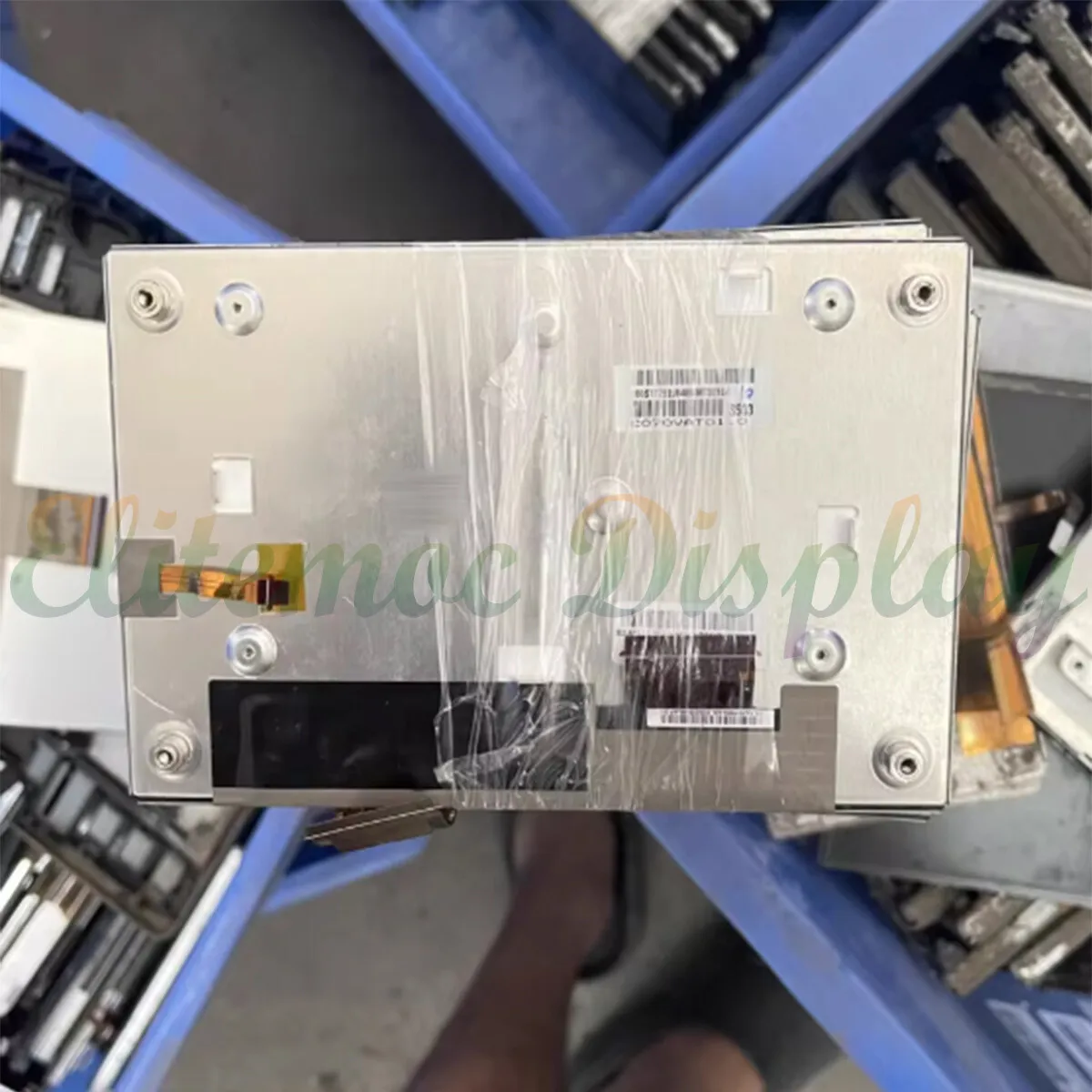 C070VAT01.0 7인치 LCD 디스플레이 터치스크린 (현대 ONIQ 2017-2019 라디오 내비게이션용)