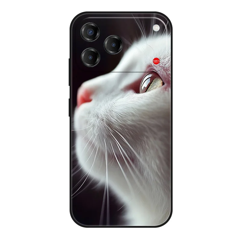 Marble Painted Soft Matte Silicone Back Cover - Elegant Design Case