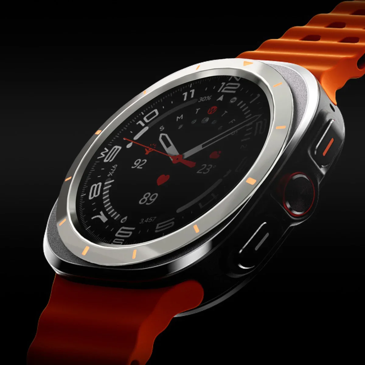 Premium Bezel Ring Case for Smartwatch - Durable Protector Frame Accessory