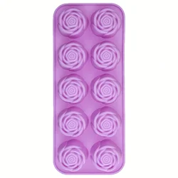 Floral Silicone Molds for Chocolate, Jelly, Soap, and Cupcake Decorations (Hio - 1)