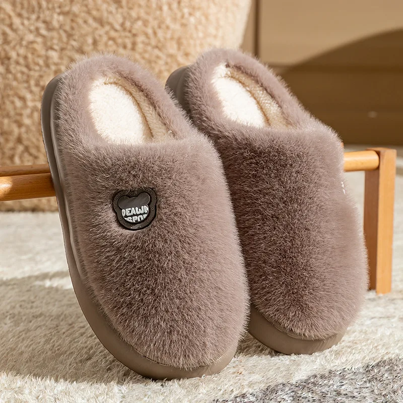 Cozy Plush Unisex Slippers with Ultra Soft Memory Foam and Non-Slip Sole