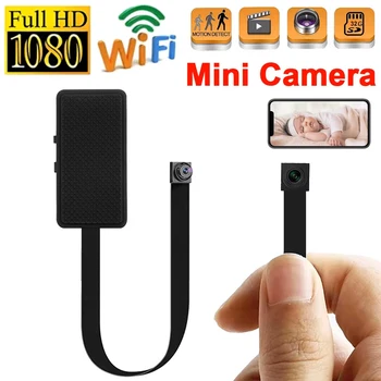 Mini Telecamera WiFi HD 1080P Fai-da-Te, Registratore Video Portatile, Micro Videocamera P2P Wireless con Registrazione in Loop e Visualizzazione Remota