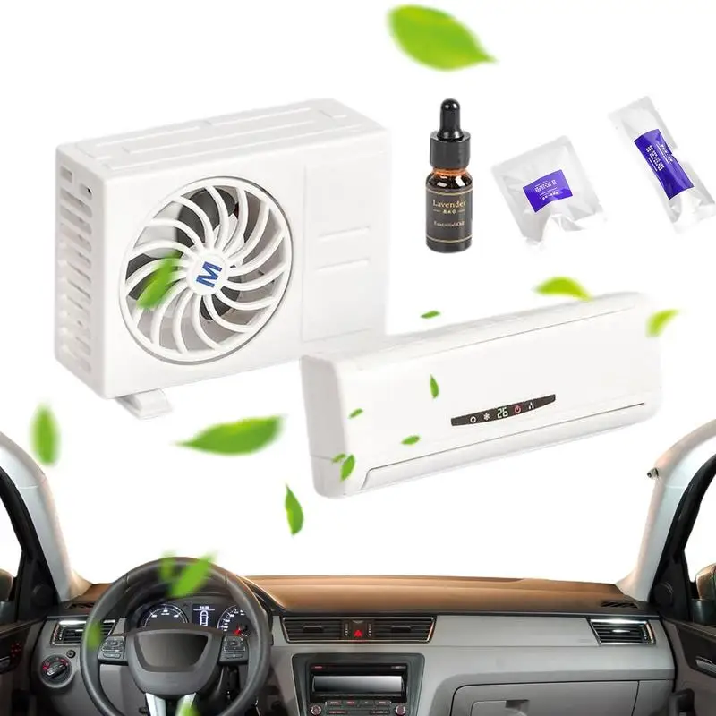 Car Diffuser Solar Air Conditioner Shape Creative Car Fragrance Diffuser Vent Clip Oil Diffusers Aromatherapy Diffuser for cars