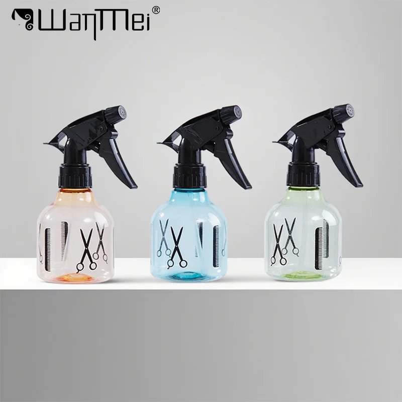 250ML Spray Bottle Water Refillable Water Container Hair Plant Home Cleaning Mist Sprayer Styling Tools Salon Accessories 1pcs