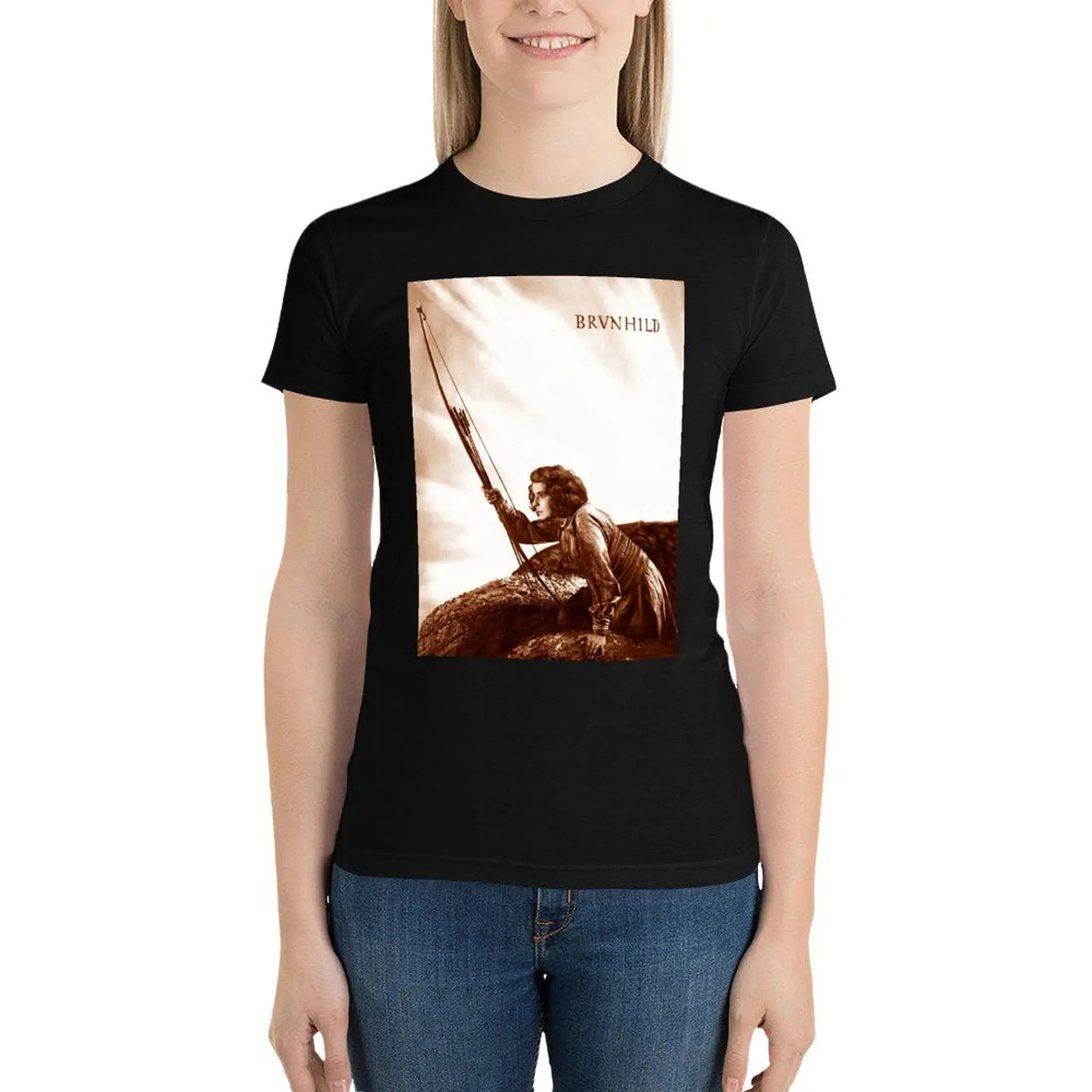 

Die Nibelungen Siegfried T-Shirt hippie clothes tops summer tops graphic t-shirts for Women