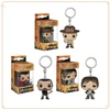 FUNKO Pocket The Walking Dead Keychain Dolls Rick Grimes Daryl Dixon Christmas Backpack Pendant Toys Models Collection Keychain 1