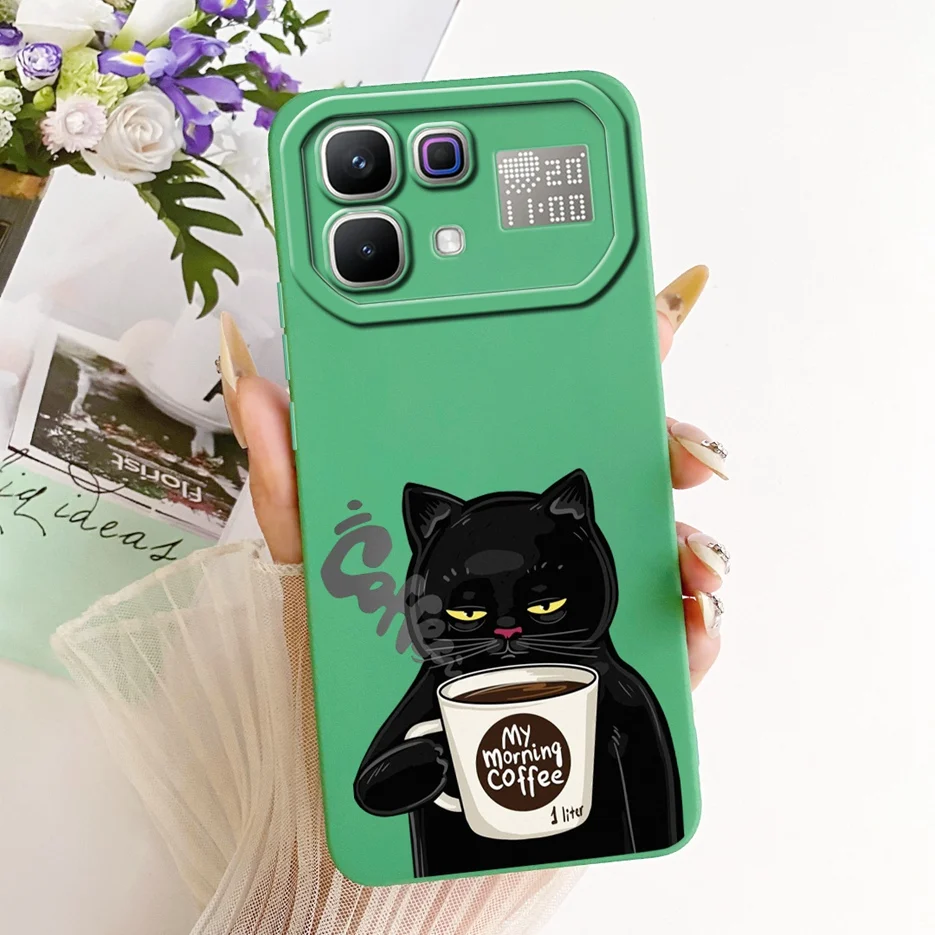 Cute Cat Astronaut Cartoon Soft Silicone Phone Case
