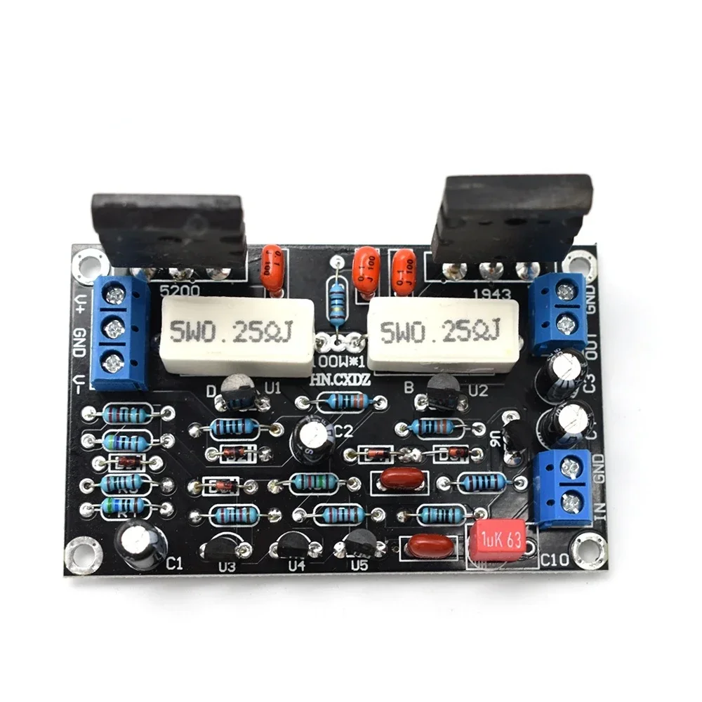 Scheda Amplificatore Audio HiFi 100W Mono Canale - 2SC5200 + 2SA1943 - Componenti Discreti