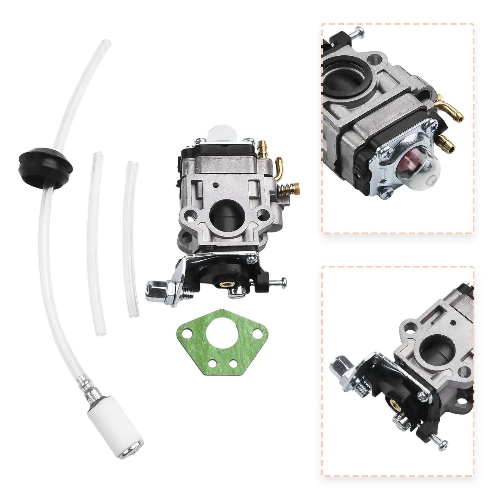 

1 комплект карбюратора 300486 3004117 для Ardisam OEM, топливная линия карбюратора и Комплект фильтров, металлические садовые электроинструменты, аксессуары