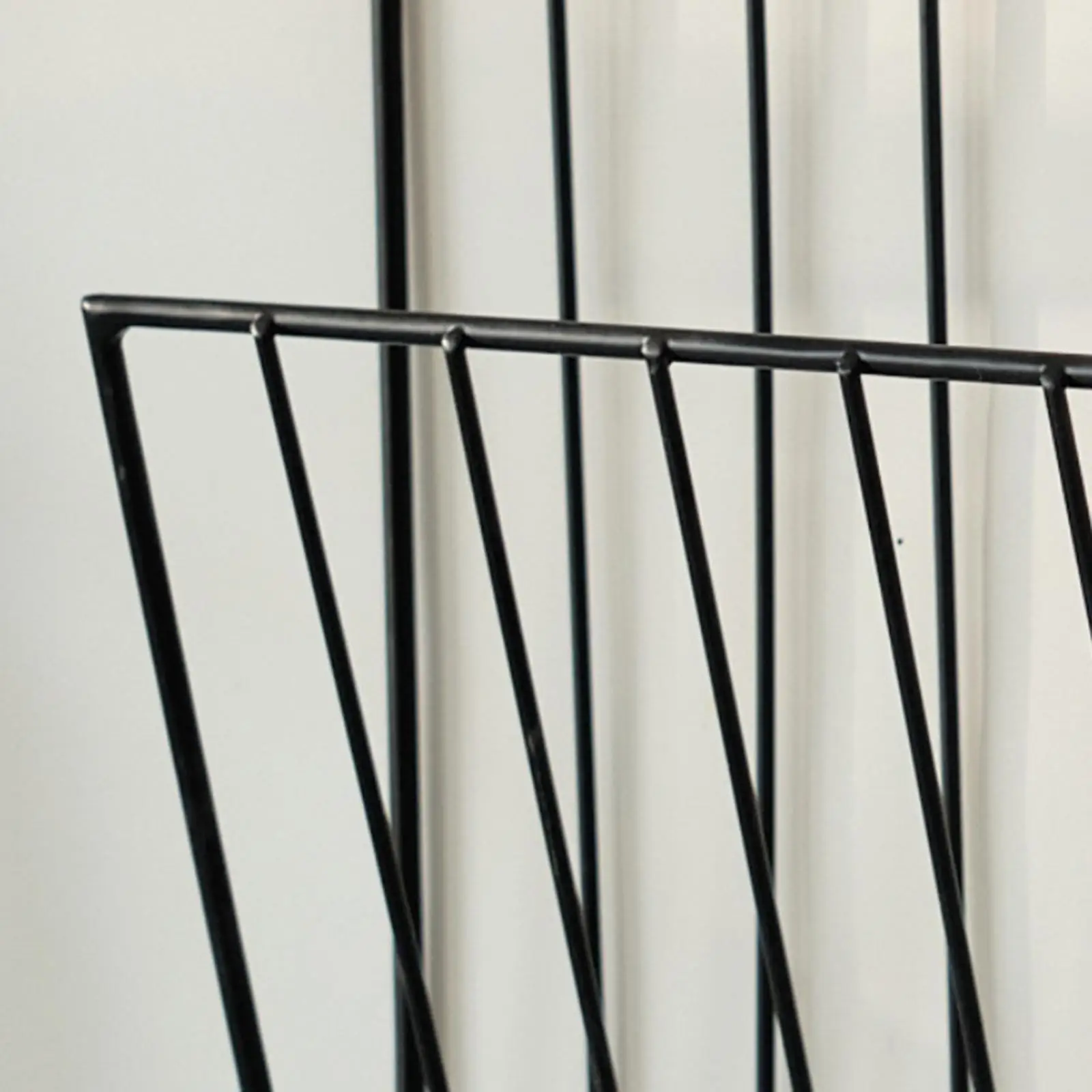 Wall Mount File Holder Magazine Rack Iron Versatile Decorative Newspaper Holder Mail Organizer for Papers Documents Brochures