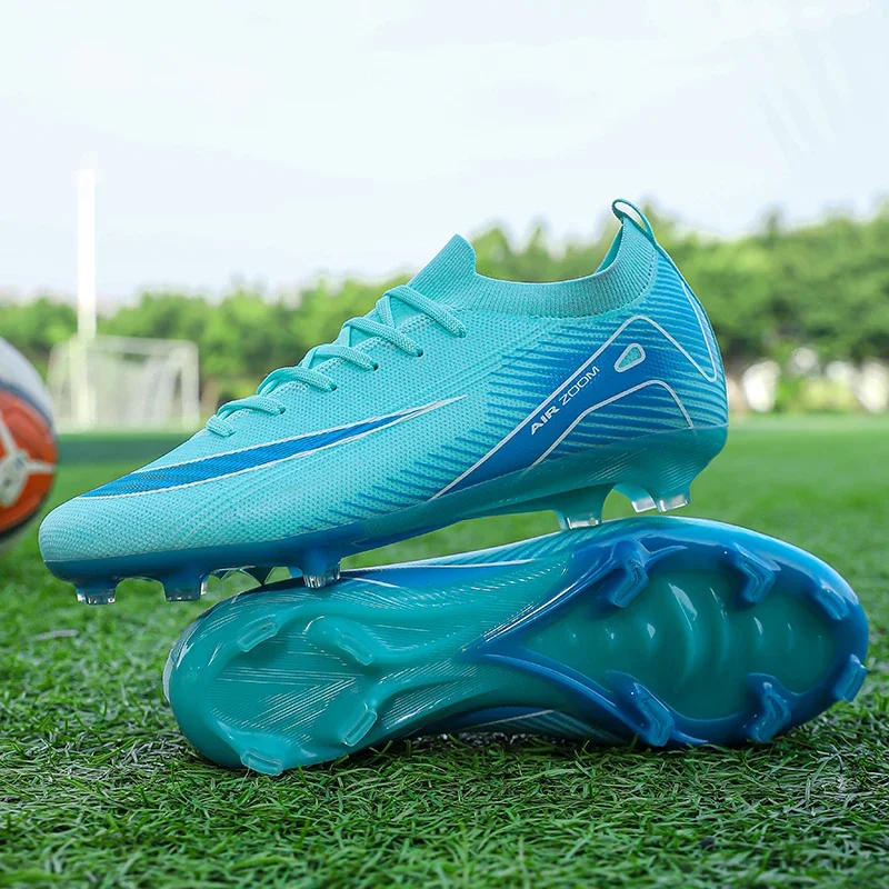 Professional Men Training Football Boots Unisex Soccer Shoes Grass Cleats Outdoor Breathable Sport Non-slip football shoes