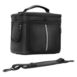 Compact Power Station Storage Case with Handle - Protective Travel Bag (Black)