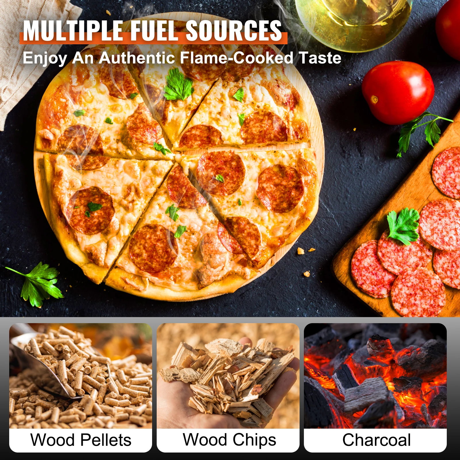 Portable Pizza Oven 12" for Backyard Outdoor Camping