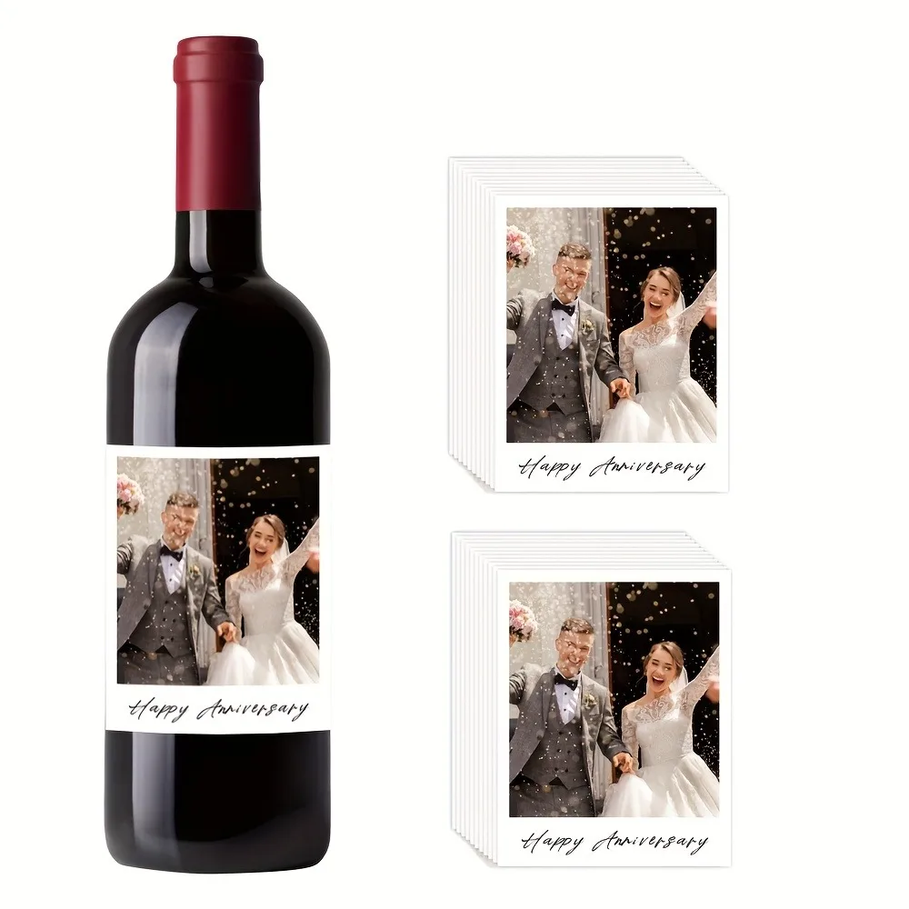 맞춤형 8개 와인 병 스티커, 와인 테이스팅 행사용, 개인 맞춤형 테이스팅 이름, 파티 선물, 병 라벨