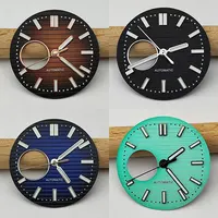 NH38 dial 30.5mm Nautilus S dial Watch dial green luminous dial Suitable for NH38 movement watch accessories Watch repair tool