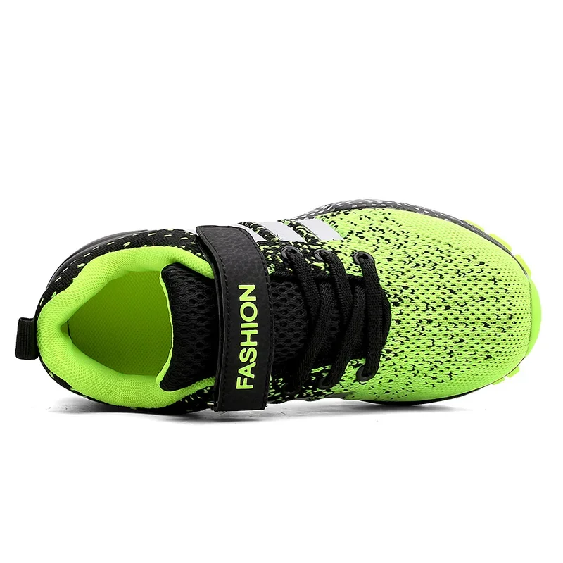 رائجة البيع الأخضر الأحمر للأطفال احذية الجري الصي...