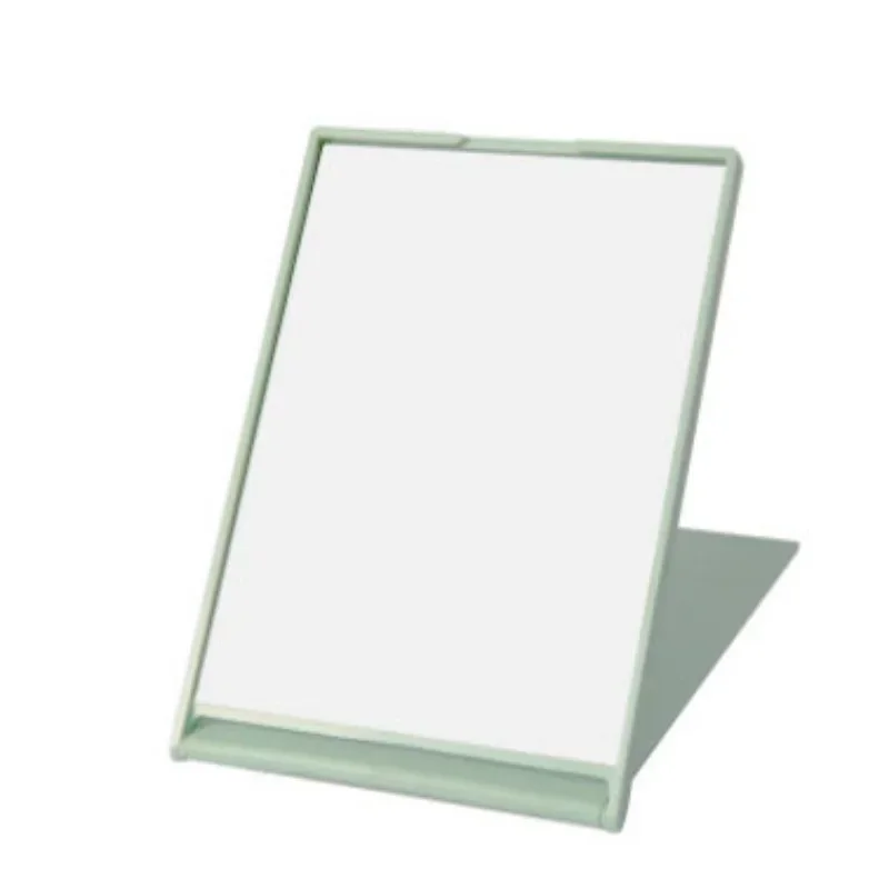Folding Mirror Mini Portable Makeup Mirror Hand Standing Small Mirror Vanity Foldable Compact Pocket Cosmetics Tools 4