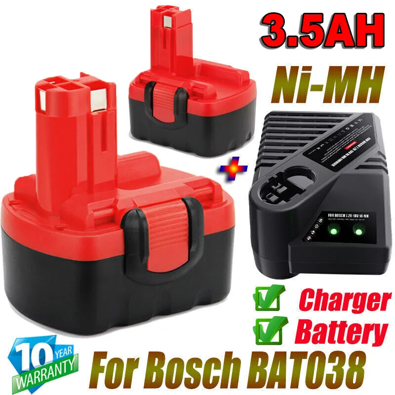 4x 3500mAh for bosch 14.4v battery BAT038 Battery  /Charger BAT040, BAT140, GSR 14.4 V, 35614,BAT041 Battery Power Tool