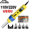 110V 220V Hot Air Gun LED Soldering Station Temperature Adjustable Digital Hair Dryer For Soldering Heat Gun welding Repair Tool 1