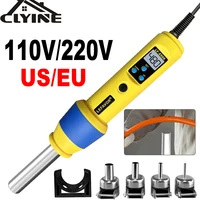 110V 220V Hot Air Gun LED Soldering Station Temperature Adjustable Digital Hair Dryer For Soldering Heat Gun welding Repair Tool 1