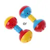 Bird  Colorful Plastics Interactive Dual Balls Parrot Toy for African Greys Cockatoo Small Medium Parrots Y5GB 2