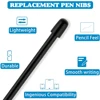 Standard Pen Nibs for WA-COM, 10 Pcs Black Replacement Refill Pen Tips for  Intuos Pro,for IMobileStudio Pro (with Removal Ring) 6
