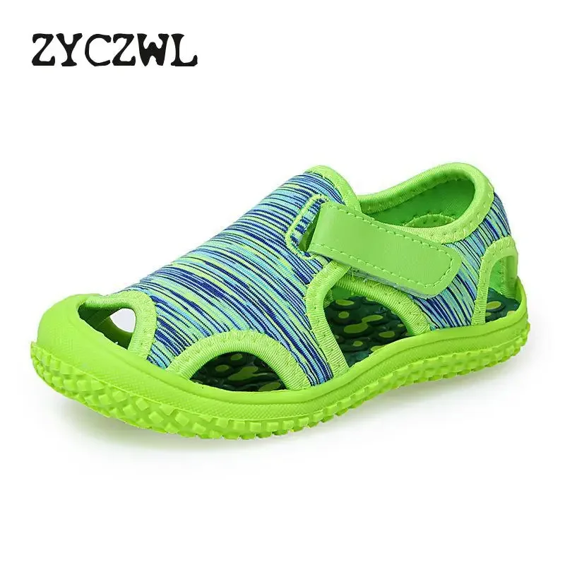 Beach Shoes, Children Sandals, Baby Shoes-Summer Baby Boys and Girls Sandals Soft Bottom Non-slip Outdoor Anti-collision