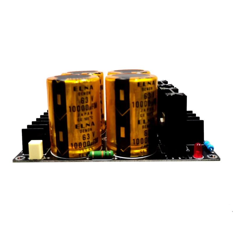 Dlhifi Elna 120a 63v 10000uf Peças Ouro-montado Capacitor Schottky Retificador Filtro Placa de Fonte de Alimentação para Amplificador de Alto-falante Diy - Image 3