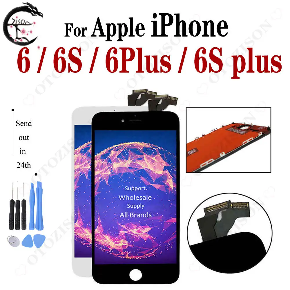 

LCD For Apple iPhone 6 Plus 6s Full LCD Display Screen Touch Panel Digitizer Assembly Replacement 6G 6plus 6Splus Display LCD