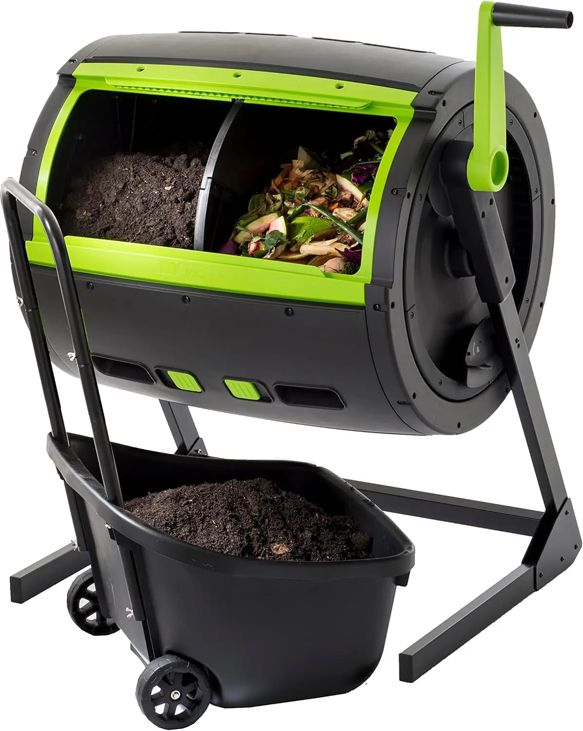 Open Base and Comes with Maze Compost Cart 5