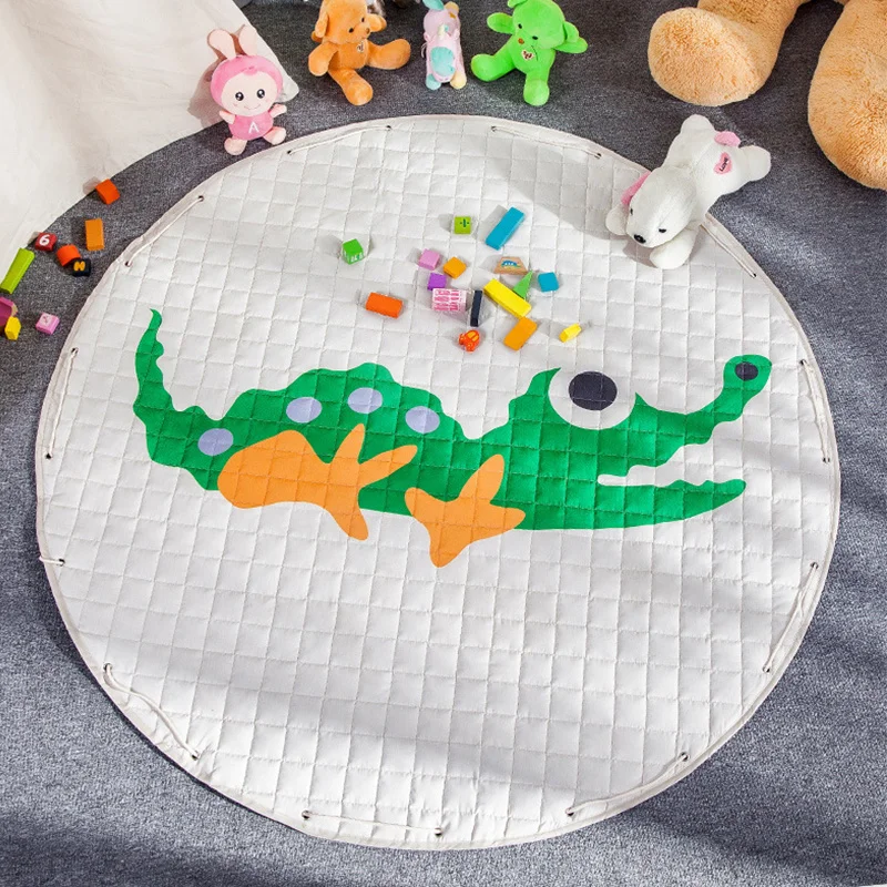 Portable Kids Toys Storage Bag Play Mat Toys Organizer Fashion