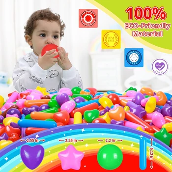 50PCS Colorful Play Balls 3
