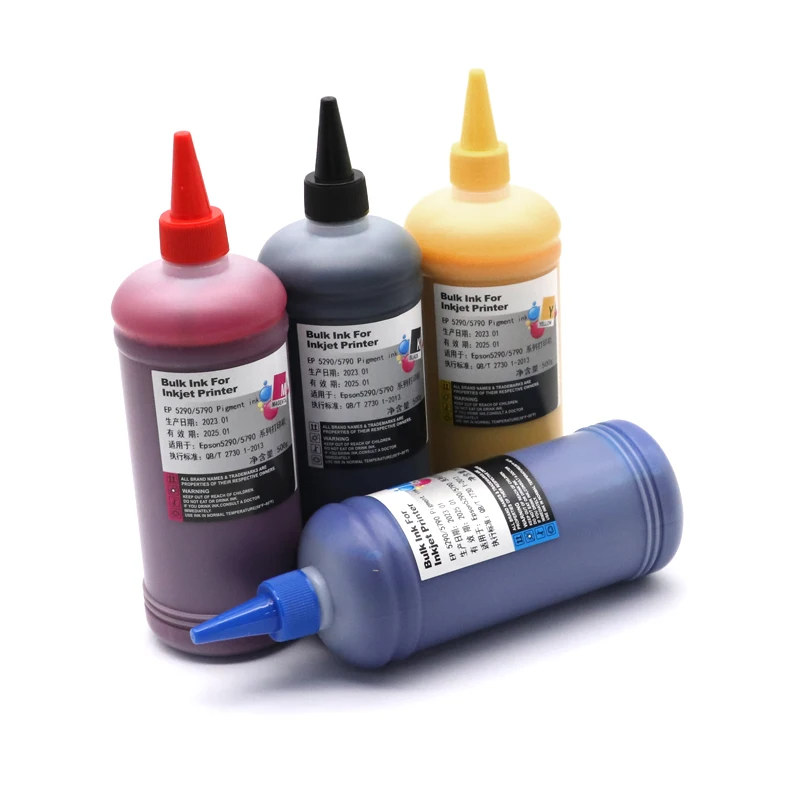 Tinta do Pigmento para Epson Workforce Pro T9461 T9451 T9441 wf C5790 C5710 C5290 C5210 T945 T946 T944 T9481 T902xl Novo 500ml - Imagem 2