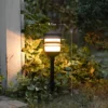 Lighting 4PK Pathway Lights Low Voltage 2.2 Watt LED 12V AC Landscape Lights 30 Lumen Warm White with Cable Connectors Metal Sta 6