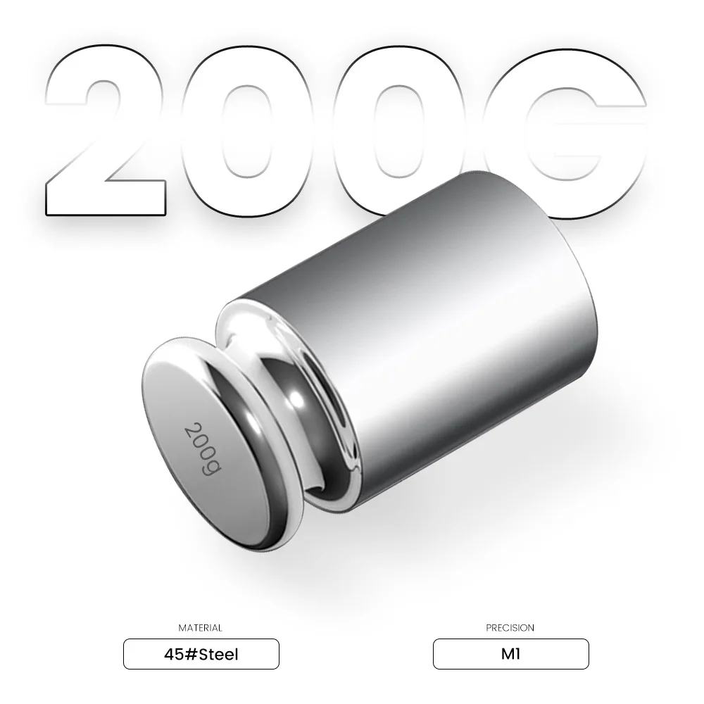 משקלים מדויקים במשקל 500 גרם ו-200 גרם לאיזון דיגיטלי, משקלים למטבח ומשקלים לתכשיטים