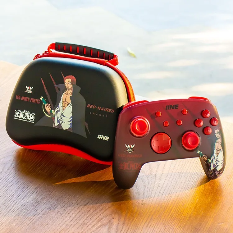 Iine One Piece Red Haired Switch Pro Wireless Gamepad Nfc Vibration Game Controller Per Ns Pc Switch Steam