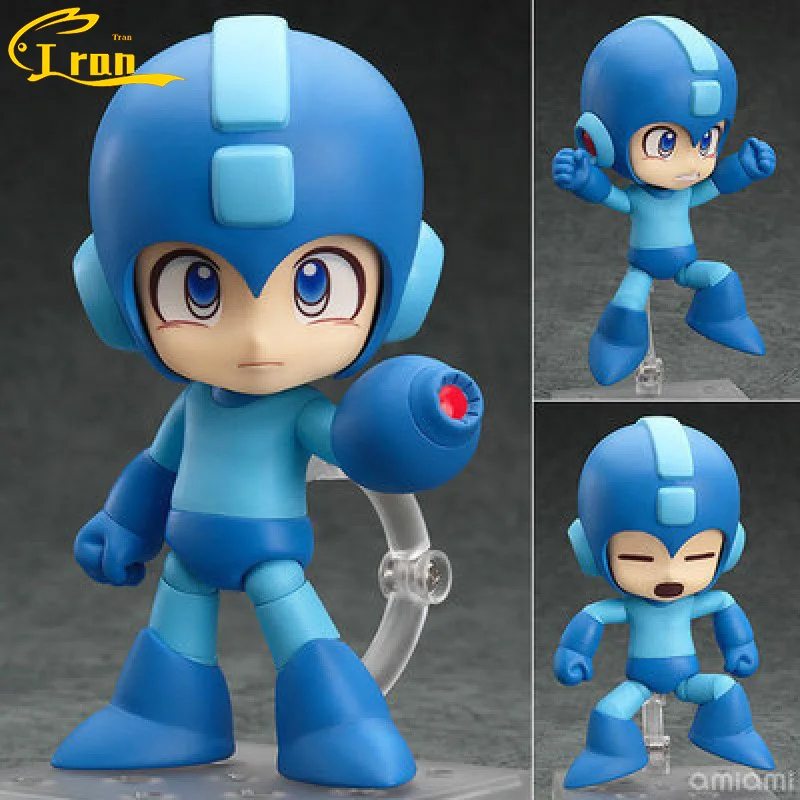 

Q Version Of Clay Rockman Yuanzu 556 # Мега Man Beater Gun можно переместить анимацию окружающая фигурка украшение для ручного стола