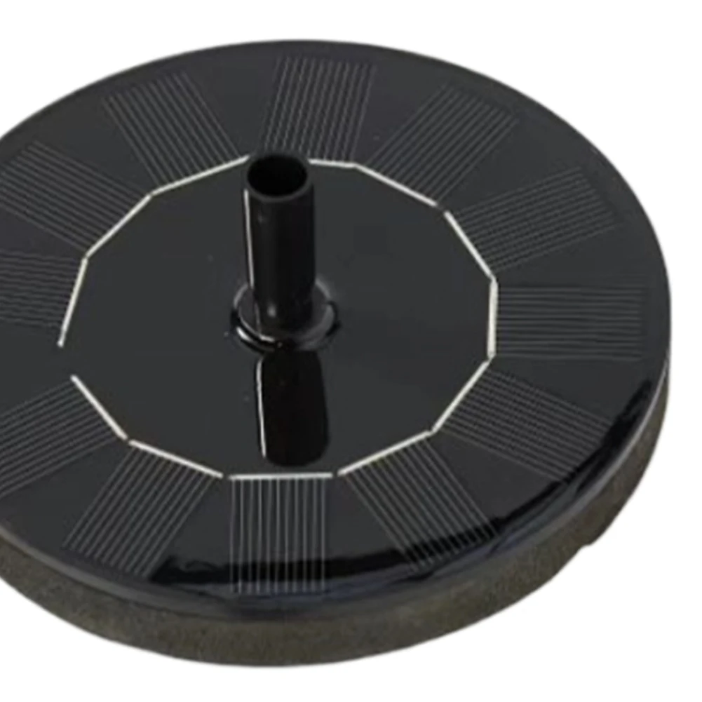 1.2W Solar Powered Water Fountain Pump No Battery Solar Fountain Pump Solar Bird Bath Fountains for Pond Patio Garden Outdoor