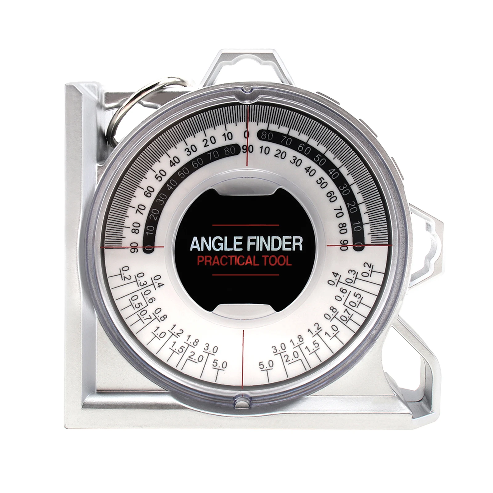 Dial Angle Finder Protractor Magnetism Inclinometer Level 0-180 Degree Angle Gauge Woodworking Measuring Tools Slope Scale Level 3